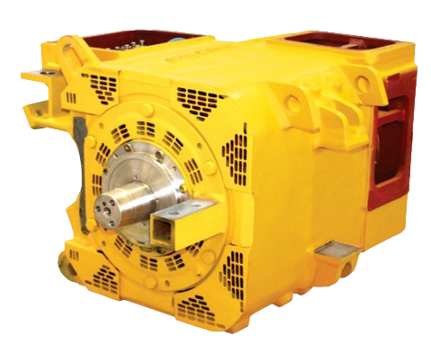 High Power to Weight DC Traction Motor